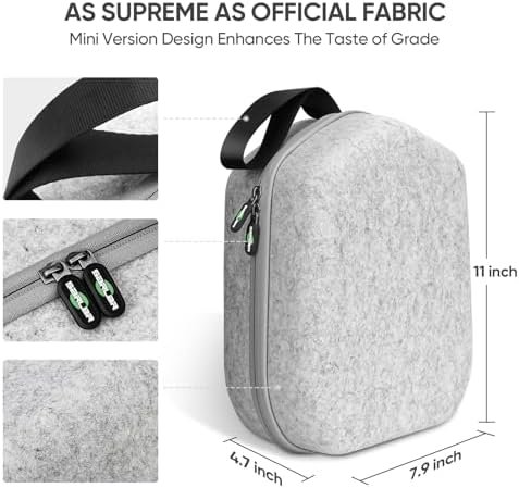 Hard Carrying Case Compatible with Meta Quest 3S/Quest 3/Oculus Quest 2/Vision Pro Official Original/Elite Strap VR Headset and Controller Accessories, Suitable for Travel and Home Storage - Image 7
