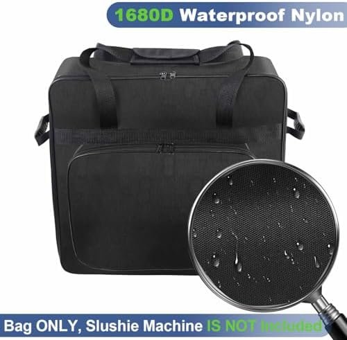 Carrying Bag for Ninja SLUSHi Slushie Machine FS301, Portable Outdoor Slushie Machine Travel Carrier Case Frozen Drink Maker Bag with Front-Opening Design and Large Accessory Pocket - Image 3