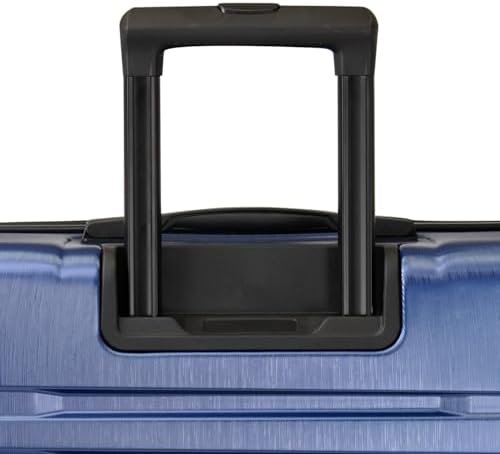U.S. Traveler Boren Polycarbonate Hardside Rugged Travel Suitcase Luggage with 8 Spinner Wheels, Aluminum Handle, Navy, Checked-Large 30-Inch - Image 6