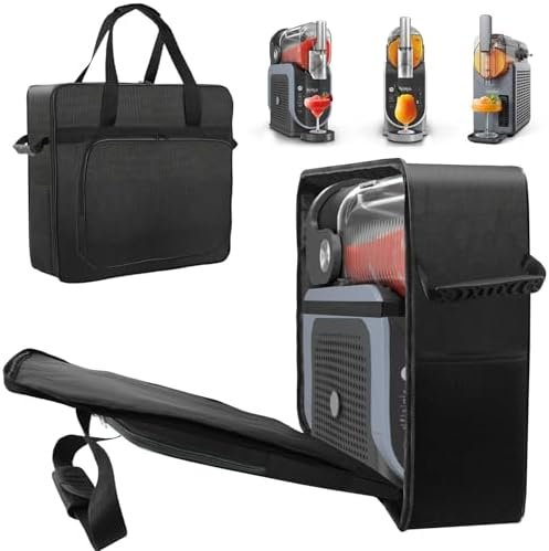 Carrying Bag for Ninja SLUSHi Slushie Machine FS301, Portable Outdoor Slushie Machine Travel Carrier Case Frozen Drink Maker Bag with Front-Opening Design and Large Accessory Pocket