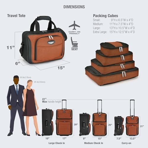 Travel Select Amsterdam Expandable Rolling Upright Luggage, Gray, 4-Piece Set - Image 6