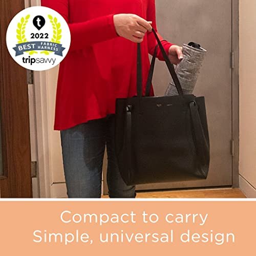 Compact Travel High Chair | Portable High Chair for Baby | Baby Travel Essential Harness Seat | Must Haves for Vacations, Restaurants, Family Visits with Babies | Portable Highchair Seat with Straps - Image 8