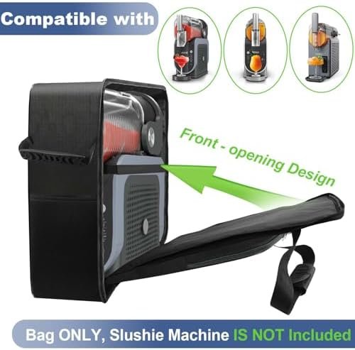 Carrying Bag for Ninja SLUSHi Slushie Machine FS301, Portable Outdoor Slushie Machine Travel Carrier Case Frozen Drink Maker Bag with Front-Opening Design and Large Accessory Pocket - Image 2