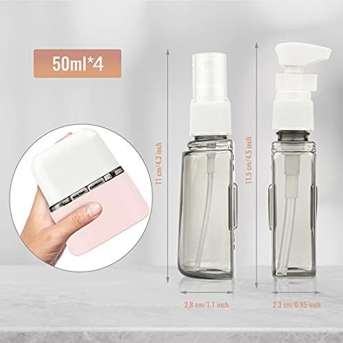 Bpluma Travel Bottles, Leak Proof Containers For Toiletries TSA Approved Airplane Accessories Kits For Liquid With Labels - Image 2