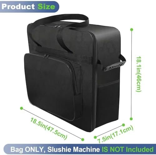 Carrying Bag for Ninja SLUSHi Slushie Machine FS301, Portable Outdoor Slushie Machine Travel Carrier Case Frozen Drink Maker Bag with Front-Opening Design and Large Accessory Pocket - Image 4