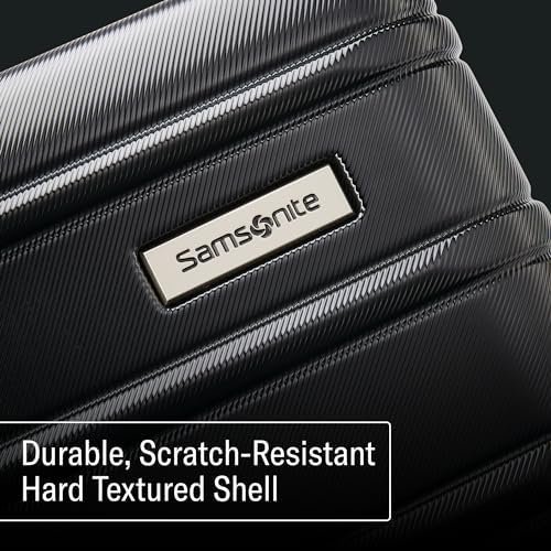 Samsonite Omni 2 Hardside Expandable Luggage with Spinner Wheels, 2-Piece Set (19/24), Midnight Black - Image 6