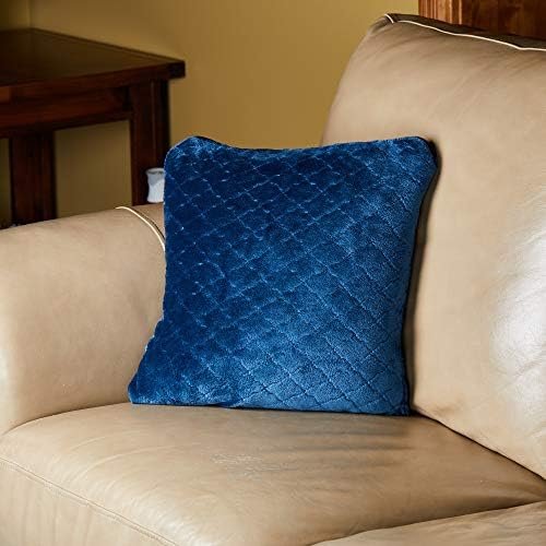 Outrageously Soft Convertible Cozee 2 in 1 Blanket and Pillow Combo- Oversized Lightweight Camping Throw That Folds Into Travel Pillow 60 x 70 Inches - Sapphire Blue - Image 3