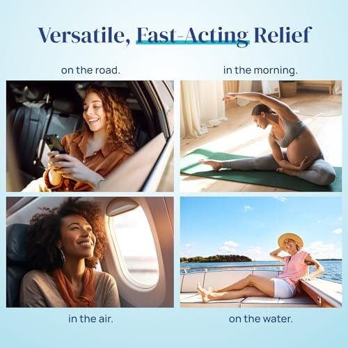 Nausea Relief Inhaler - All-Natural Remedy for Motion Sickness, Morning Sickness, Stress, and Queasiness - Fast-Acting, Drug-Free, Non-Drowsy & Portable Travel Essential - Pack of 2 Inhalers - Image 4
