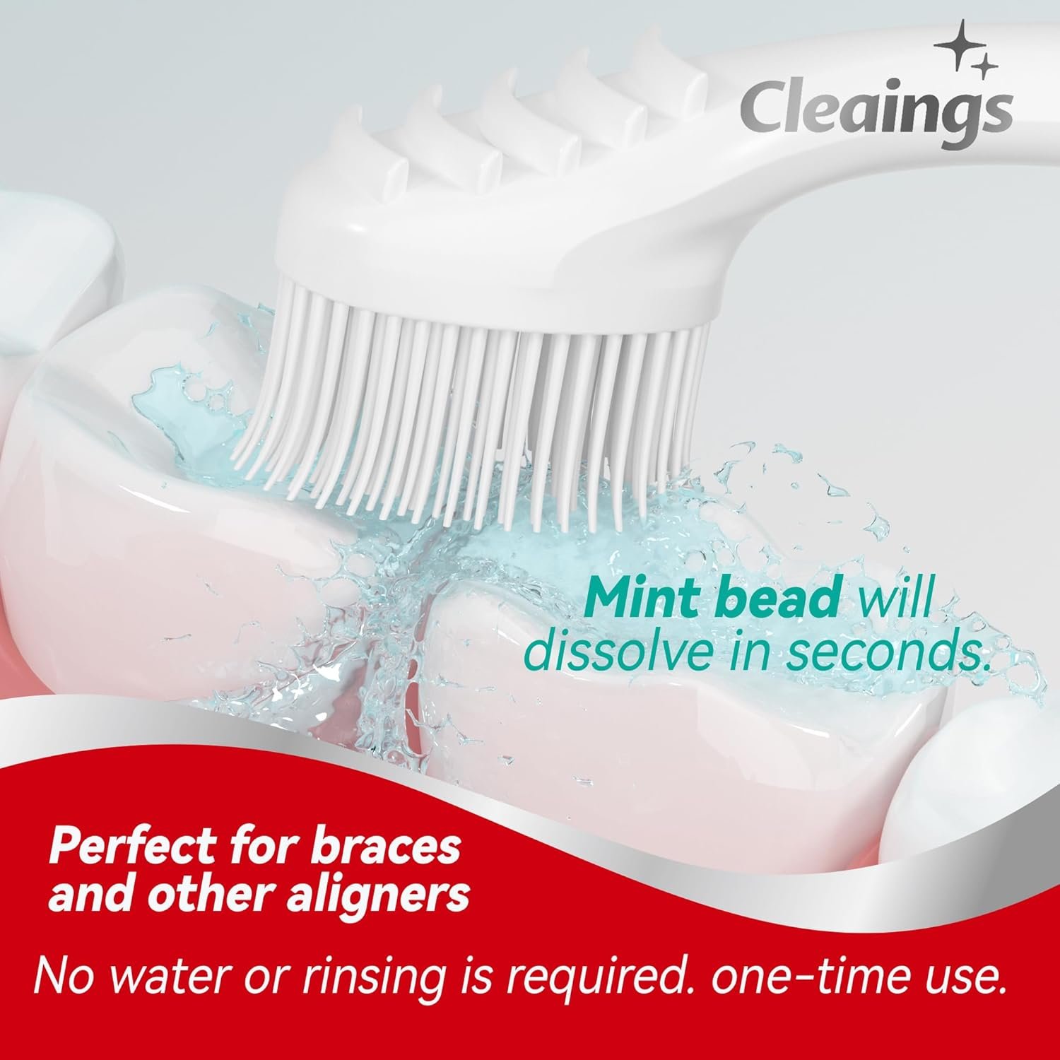 cleaings® Mini Brushes-Disposable Toothbrushes with Toothpaste and Pick for Work or Travel, 24 Count (Mint Flavor(Pack of 1)) - Image 5