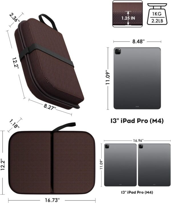 Gel Seat Cushion, Portable Travel Cushion for Long Sitting, Thick & Foldable, 16.5" x 12" Large Size Chair Seat Cushions for Office Chair Car Wheelchair, Relief Sciatica Coccyx Pain - Image 3