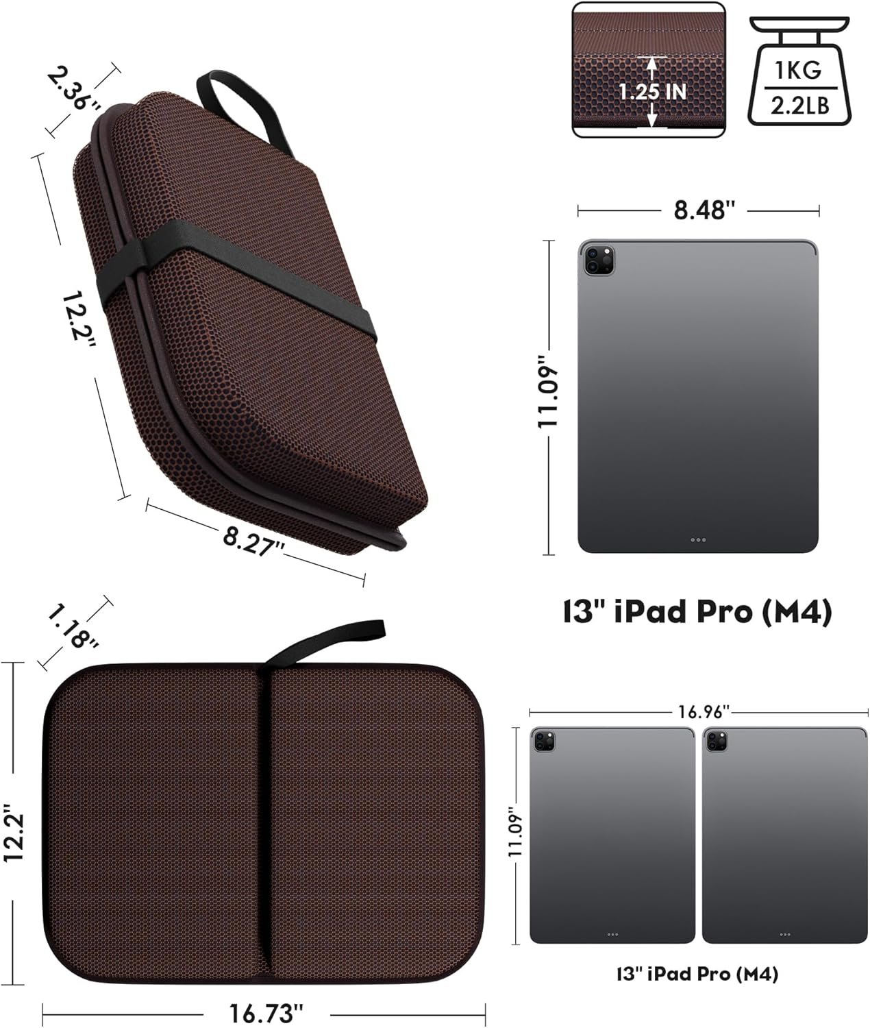Gel Seat Cushion, Portable Travel Cushion for Long Sitting, Thick & Foldable, 16.5" x 12" Large Size Chair Seat Cushions for Office Chair Car Wheelchair, Relief Sciatica Coccyx Pain - Image 3